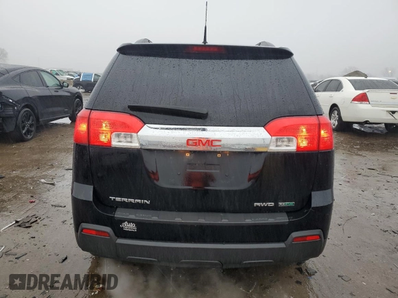 2012 GMC Terrain SLT-1 with VIN 2GKFLVEK8C6132853, listed as a Copart auction lot 43138915 with 0 mi miles and Salvage Title. Bid and sale history available at carsss.com. Image 6.