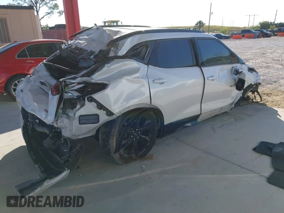 2021 Chevrolet Blazer RS with VIN 3GNKBERS4MS528859, listed as a IAAI auction lot 41312311 with 49,344 mi miles and . Bid and sale history available at DreamBid. Image 4.