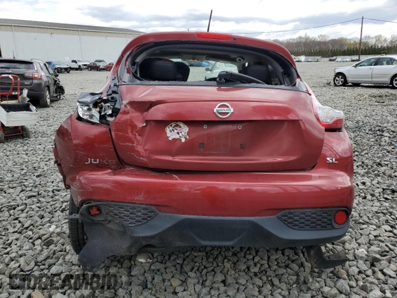 2015 Nissan Juke SL z VIN JN8AF5MR0FT508702, wystawiony jako Copart lot #53206925 z przebiegiem 108 733 mil mil oraz Szkody całkowita. Historia ofert i sprzedaży dostępna na DreamBid. Obrazek 6.