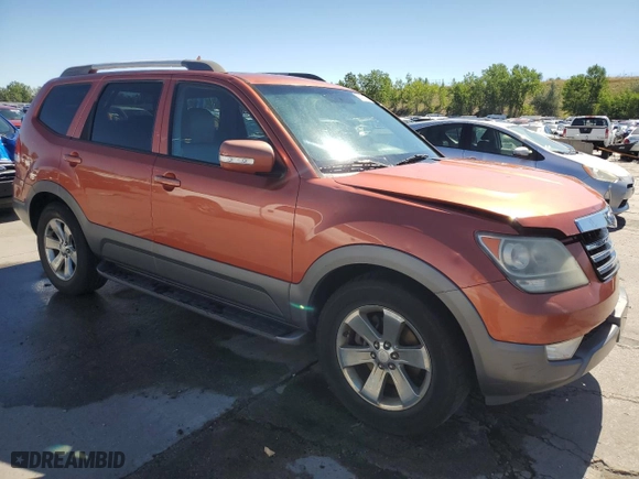 2009 Kia Borrego EX with VIN KNDJJ741795018508, listed as a Copart auction lot 68068774 with 195,815 mi miles and Salvage Title. Bid and sale history available at carsss.com. Image 4.