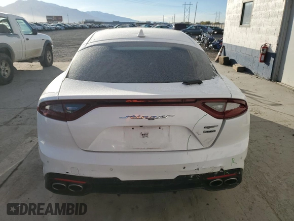 2020 Kia Stinger GT1 with VIN KNAE45LC3L6082883, listed as a Copart auction lot 79273504 with 70,367 mi miles and Salvage Title. Bid and sale history available at DreamBid. Image 6.