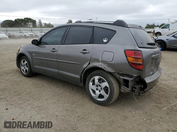 2005 Pontiac Vibe with VIN 5Y2SL66805Z460679, listed as a Copart auction lot 59873495 with 165,692 mi miles and Salvage title. Bid and sale history available at DreamBid. Image 2.