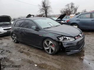 2020 Volkswagen Golf GTI S with VIN 3VW6T7AU5LM009724, listed as a Copart auction lot 41073683 with 22,069 mi miles. Bid and sale history available at carsss.com. Image 4.