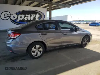 2014 Honda Civic LX z VIN 19XFB2F5XEE206296, wystawiony jako Copart lot #55539145 z przebiegiem 137 556 mil mil oraz Szkoda całkowita • Salvage title. Historia ofert i sprzedaży dostępna na DreamBid. Obrazek 3.