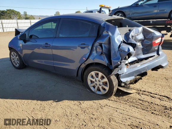 2016 Kia Rio LX with VIN KNADM4A30G6604268, listed as a Copart auction lot 42232105 with 152,872 mi miles and Salvage Title. Bid and sale history available at carsss.com. Image 2.