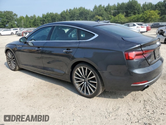 2018 Audi A5 Sportback Prestige z VIN WAUCNCF52JA099805, wystawiony jako Copart lot #68638984 z przebiegiem 30 662 mil mil oraz Szkoda całkowita • Salvage title. Historia ofert i sprzedaży dostępna na DreamBid. Obrazek 2.