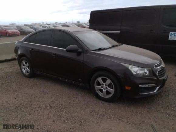 2015 Chevrolet Cruze LT with VIN 1G1PC5SB6F7208829, listed as a Copart auction lot 53242105 with 120,160 mi miles and Salvage Title. Bid and sale history available at carsss.com. Image 4.