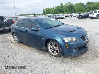 2009 Pontiac G8 with VIN 6G2ER57729L152974, listed as a IAAI auction lot 42083226 with 213,733 mi miles and . Bid and sale history available at DreamBid. Image 1.