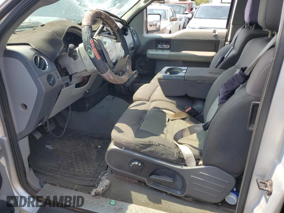 2005 Ford F-150 STX with VIN 1FTRX12W75FA33690, listed as a Copart auction lot 44412335 with 186,314 mi miles and Salvage Title. Bid and sale history available at carsss.com. Image 7.