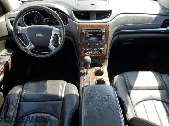 2014 Chevrolet Traverse LTZ z VIN 1GNKVJKD8EJ324323, wystawiony jako Copart lot #51430325 z przebiegiem 141 209 mil mil oraz Szkoda całkowita • Salvage title. Historia ofert i sprzedaży dostępna na DreamBid. Obrazek 8.