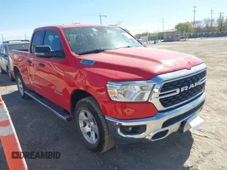 2023 Ram 1500 Big Horn with VIN 1C6SRFBTXPN546270, listed as a IAAI auction lot 41815977 with 55,688 mi miles. Bid and sale history available at carsss.com. Image 1.