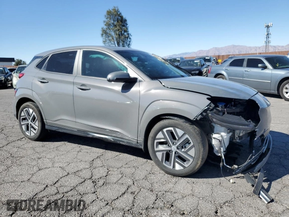 2023 Hyundai Kona SEL with VIN KM8K33AG6PU178829, listed as a Copart auction lot 49556565 with 9,071 mi miles and Salvage Title. Bid and sale history available at carsss.com. Image 4.