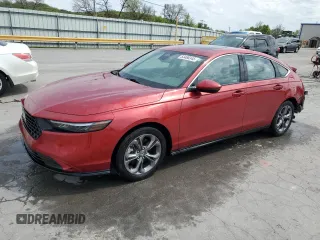 2023 Honda Accord EX-L with VIN 1HGCY2F62PA052510, listed as a Copart auction lot 53466345 with 21,079 mi miles and Salvage title. Bid and sale history available at DreamBid. Image 1.