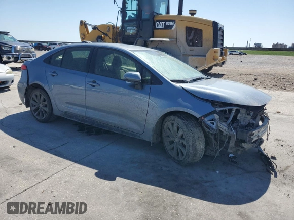 2023 Toyota Corolla Hybrid LE with VIN JTDBCMFE6P3015167, listed as a Copart auction lot 52114915 with 35,334 mi miles and Salvage Title. Bid and sale history available at carsss.com. Image 4.