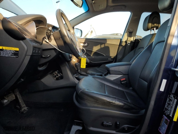 2017 Hyundai Santa Fe Sport 2.0T Ultimate with VIN 5XYZWDLA6HG503166, listed as a Copart auction lot 46599965 with 62,809 mi miles and Salvage Title. Bid and sale history available at carsss.com. Image 7.