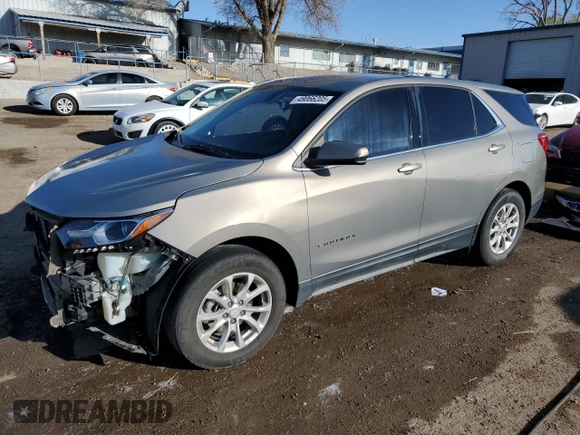 2018 Chevrolet Equinox LT with VIN 3GNAXJEV0JS616468, listed as a Copart auction lot 49066205 with 119,480 mi miles and Salvage Title. Bid and sale history available at carsss.com. Image 1.