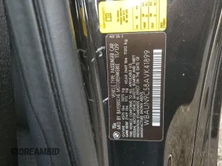 2010 BMW 1 Series 135i with VIN WBAUN9C58AVK41899, listed as a Copart auction lot 80092374 with 81,221 mi miles and Salvage title. Bid and sale history available at DreamBid. Image 12.