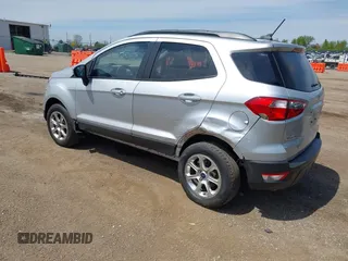 2020 Ford EcoSport SE z VIN MAJ6S3GLXLC367129, wystawiony jako IAAI lot #42209328 z przebiegiem 71 638 mil mil oraz . Historia ofert i sprzedaży dostępna na DreamBid. Obrazek 3.