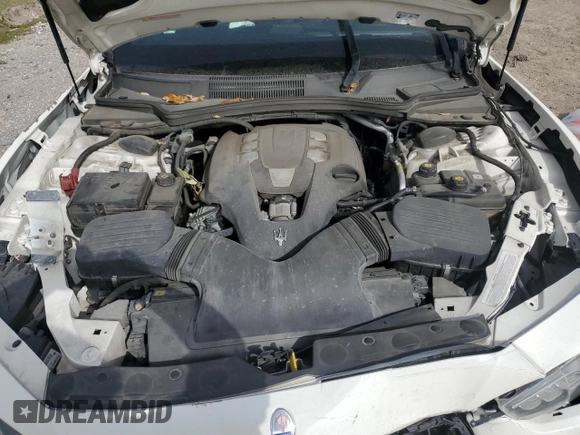 2017 Maserati Ghibli with VIN ZAM57XSA6H1233933, listed as a Copart auction lot 49089525 with 76,965 mi miles and Salvage Title. Bid and sale history available at carsss.com. Image 12.