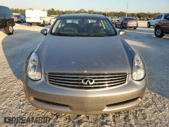 2006 Infiniti G35 Coupe with VIN JNKCV54E56M709136, listed as a Copart auction lot 83670934 with 0 mi miles and Non Repairable. Bid and sale history available at carsss.com. Image 5.