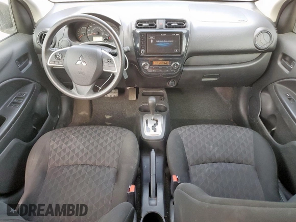 2021 Mitsubishi Mirage ES with VIN ML32AUHJXMH009762, listed as a Copart auction lot 57214675 with 49,333 mi miles and Salvage title. Bid and sale history available at DreamBid. Image 8.