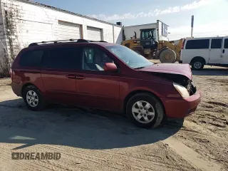 2007 Kia Sedona LX with VIN KNDMB233176190864, listed as a Copart auction lot 77267064 with 205,149 mi miles and Salvage Title. Bid and sale history available at carsss.com. Image 11.