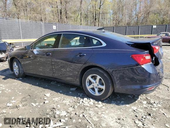 2016 Chevrolet Malibu LS z VIN 1G1ZB5ST4GF260052, wystawiony jako Copart lot #52292515 z przebiegiem 63 265 mil mil oraz Szkoda całkowita • Salvage title. Historia ofert i sprzedaży dostępna na DreamBid. Obrazek 2.