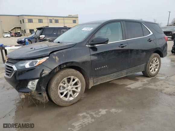 2021 Chevrolet Equinox LT with VIN 2GNAXKEV9M6146899, listed as a Copart auction lot 47679295 with 81,244 mi miles and Salvage Title. Bid and sale history available at carsss.com. Image 1.