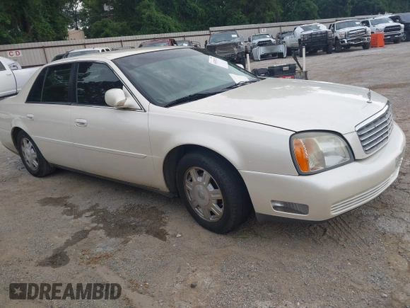 2002 Cadillac DeVille z VIN 1G6KD54Y92U130111, wystawiony jako IAAI lot #42439252 z przebiegiem 194 669 mil mil oraz . Historia ofert i sprzedaży dostępna na DreamBid. Obrazek 1.