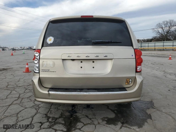 2015 Dodge Grand Caravan American Value Pkg with VIN 2C4RDGBG7FR605842, listed as a Copart auction lot 49700775 with 195,116 mi miles and Salvage Title. Bid and sale history available at carsss.com. Image 6.