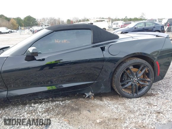 2014 Chevrolet Corvette Z51 1LT with VIN 1G1YH3D74E5134551, listed as a IAAI auction lot 41099831 with 52,238 mi miles. Bid and sale history available at carsss.com. Image 6.