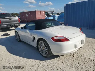2007 Porsche Boxster S with VIN WP0CB29837U730970, listed as a Copart auction lot 77829184 with 0 mi miles and Salvage Title. Bid and sale history available at carsss.com. Image 2.