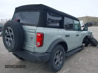 2024 Ford Bronco Big Bend with VIN 1FMDE7BH7RLA97347, listed as a IAAI auction lot 41995797 with 2,106 mi miles and . Bid and sale history available at DreamBid. Image 4.
