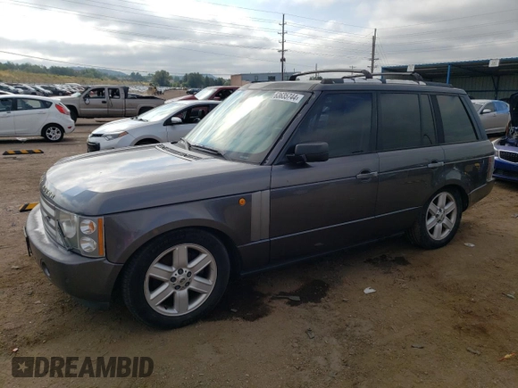 2005 Land Rover Range Rover HSE with VIN SALME11455A194805, listed as a Copart auction lot 63635744 with 160,951 mi miles and Clean title. Bid and sale history available at DreamBid. Image 1.
