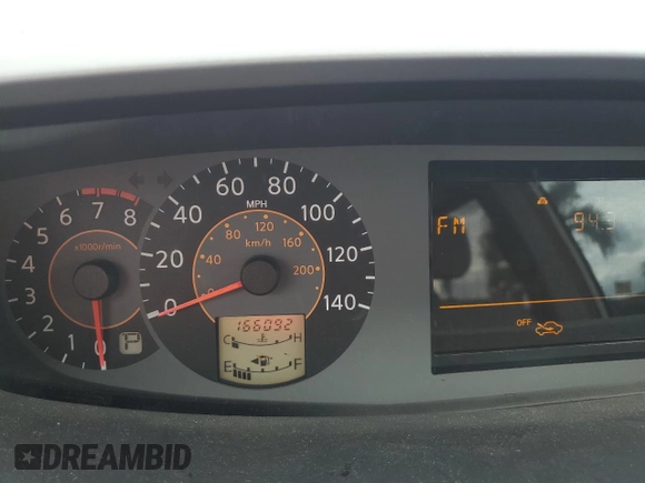 2005 Nissan Quest SE with VIN 5N1BV28U05N116429, listed as a Copart auction lot 88775255 with 166,092 mi miles and Salvage Title. Bid and sale history available at carsss.com. Image 9.