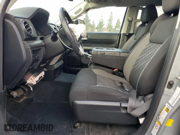 2019 Toyota Tundra SR with VIN 5TFRM5F19KX144410, listed as a Copart auction lot 45596465 with 47,985 mi miles and Salvage title. Bid and sale history available at DreamBid. Image 7.