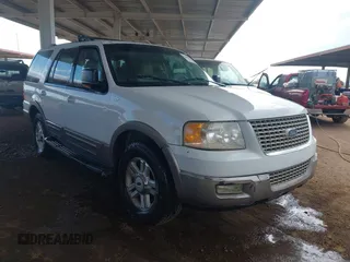 2003 Ford Expedition Eddie Bauer with VIN 1FMFU17L33LA54654, listed as a IAAI auction lot 42692754 with 189,139 mi miles and . Bid and sale history available at DreamBid. Image 1.