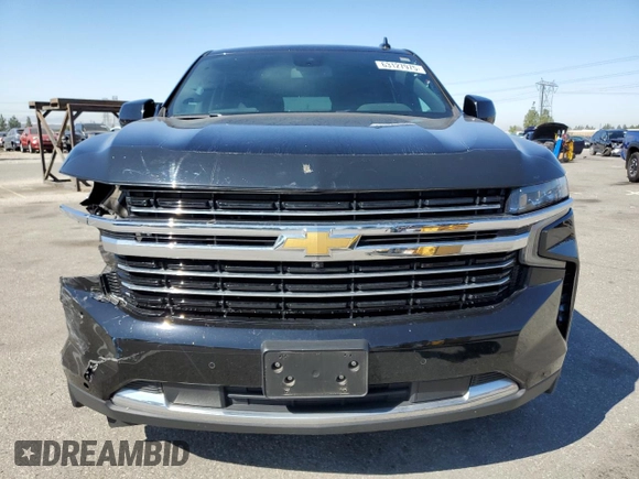 2023 Chevrolet Tahoe LT with VIN 1GNSKNKD5PR262044, listed as a Copart auction lot 63127975 with 34,333 mi miles and Salvage title. Bid and sale history available at DreamBid. Image 5.