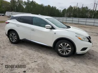 2016 Nissan Murano S with VIN 5N1AZ2MH5GN120150, listed as a Copart auction lot 51844055 with 80,751 mi miles and Salvage Title. Bid and sale history available at carsss.com. Image 4.