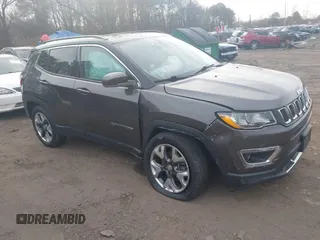 2020 Jeep Compass Limited with VIN 3C4NJDCB1LT138211, listed as a IAAI auction lot 41494220 with 54,322 mi miles. Bid and sale history available at carsss.com. Image 1.