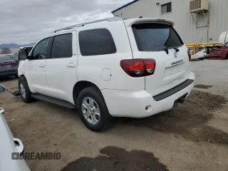 2018 Toyota Sequoia SR5 with VIN 5TDBY5G13JS165133, listed as a Copart auction lot 45189315 with 0 mi miles and Salvage Title. Bid and sale history available at carsss.com. Image 2.