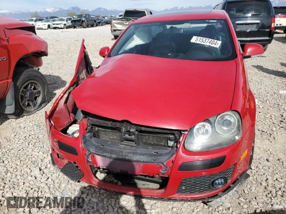 2006 Volkswagen Jetta Sedan GLI 2.0L Turbo with VIN 3VWXJ71K96M758488, listed as a Copart auction lot 51537404 with 186,413 mi miles and Salvage Title. Bid and sale history available at carsss.com. Image 5.