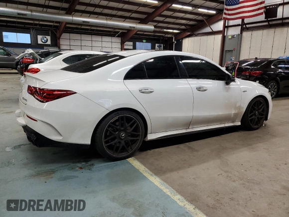2021 Mercedes-Benz CLA 45 AMG with VIN W1K5J5DB2MN215325, listed as a Copart auction lot 82119754 with 51,071 mi miles and Clean Title. Bid and sale history available at DreamBid. Image 3.