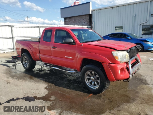 2007 Toyota Tacoma PreRunner with VIN 5TETU62N37Z464861, listed as a Copart auction lot 51371055 with 266,747 mi miles and Salvage Title. Bid and sale history available at carsss.com. Image 4.
