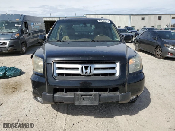 2007 Honda Pilot EX-L with VIN 5FNYF18517B001743, listed as a Copart auction lot 49447955 with 226,857 mi miles and Salvage Title. Bid and sale history available at carsss.com. Image 5.