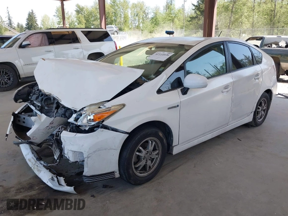 2011 Toyota Prius I with VIN JTDKN3DU7B0319732, listed as a IAAI auction lot 42114036 with 286,315 mi miles. Bid and sale history available at carsss.com. Image 17.