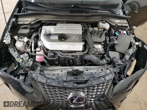 2020 Lexus UX 250h F Sport with VIN JTHR9JBH6L2021884, listed as a Copart auction lot 49072545 with 61,484 mi miles and Salvage title. Bid and sale history available at DreamBid. Image 11.