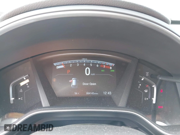 2019 Honda CR-V EX with VIN JHLRW2H50KX010056, listed as a IAAI auction lot 41782384 with 84,143 mi miles. Bid and sale history available at carsss.com. Image 7.