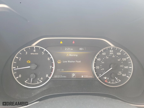 2017 Nissan Maxima Platinum with VIN 1N4AA6AP8HC381628, listed as a Copart auction lot 51847215 with 181,313 mi miles and Salvage Title. Bid and sale history available at carsss.com. Image 9.
