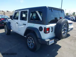 2024 Jeep Wrangler Willys with VIN 1C4PJXDN7RW104649, listed as a IAAI auction lot 41855892 with 16,762 mi miles. Bid and sale history available at carsss.com. Image 3.